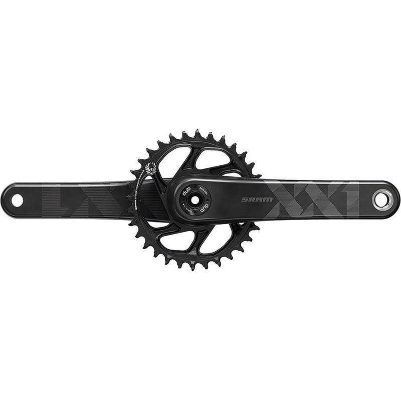 SRAM XX1 Eagle Carbon Boost Crankset – 175mm, 12-Speed, 34t, Direct Mount, DUB Spindle Interface, Black