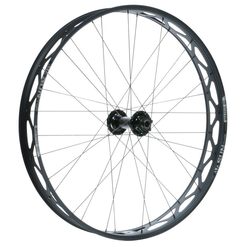 Sun Ringle Mulefut 80SL V2 Front Wheel – 26″, 15 x 150mm, 6-Bolt, Black