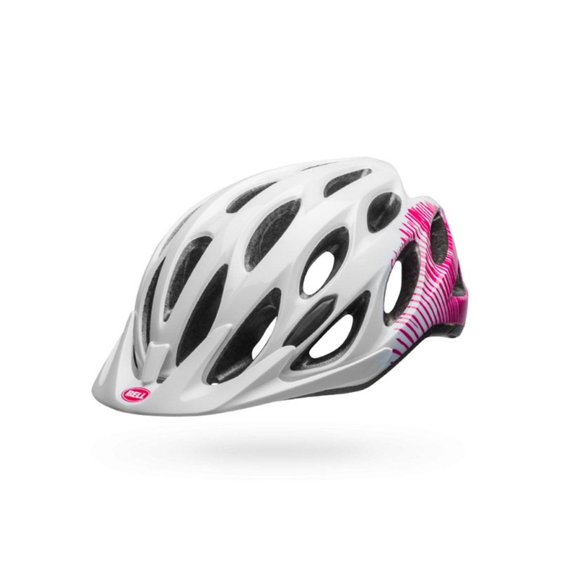 Bell Coast Joy Ride MTB Helmet – Womens – White-Cherry Fibers White – Cherry Fibers One Size