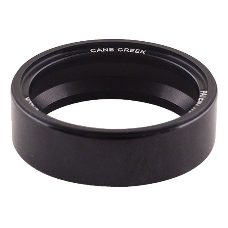 Cane Creek 110 Series Interlok Alloy Headset Spacer – 1.1/8″ x 10mm – Black Black 1.1/8″