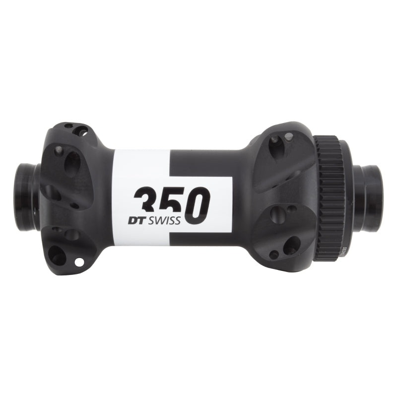 DT Swiss 350 Front Hub – 12 x 100mm Center-Lock Black 24h Straight Pull