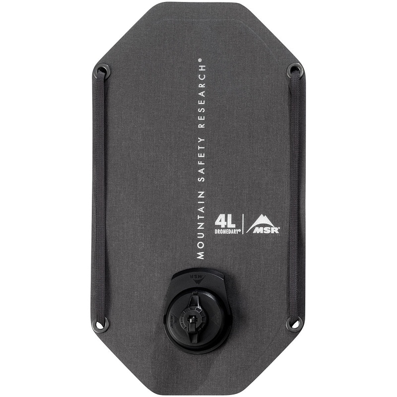 Durable MSR Dromedary Water Carriers (4L, 6L, 10L) – Heavy-Duty Backcountry Hydration Bags with Food-Grade Lining for Adventureproof Storage 4L