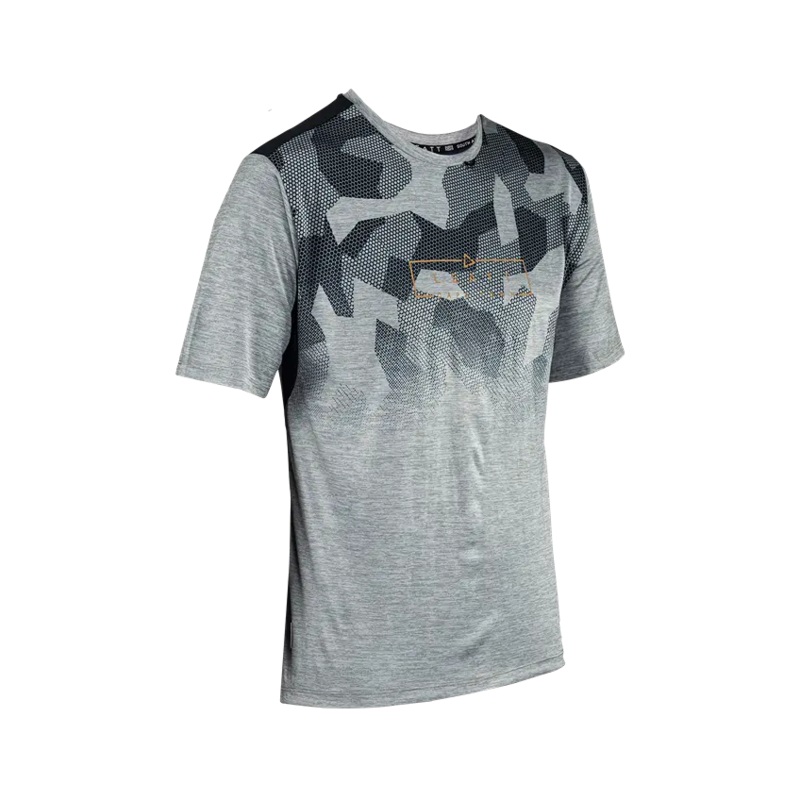 Leatt Trail 1.0 Short Sleeve MTB Jersey – Granite – 2024 Granite X-Small