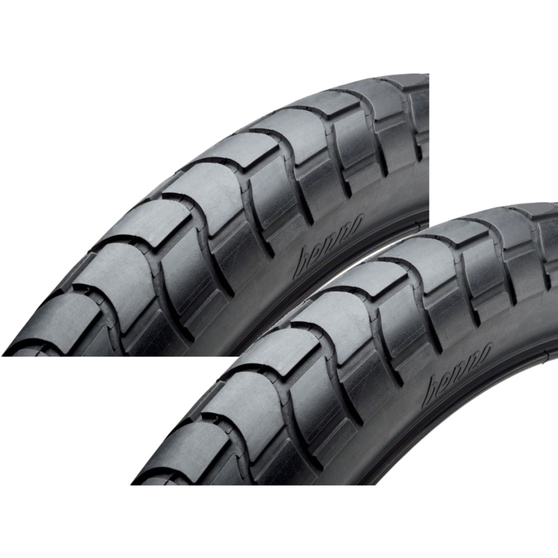 Pack of 2 Benno Dual Sport Tire – 24 x 2.6, Black P6001