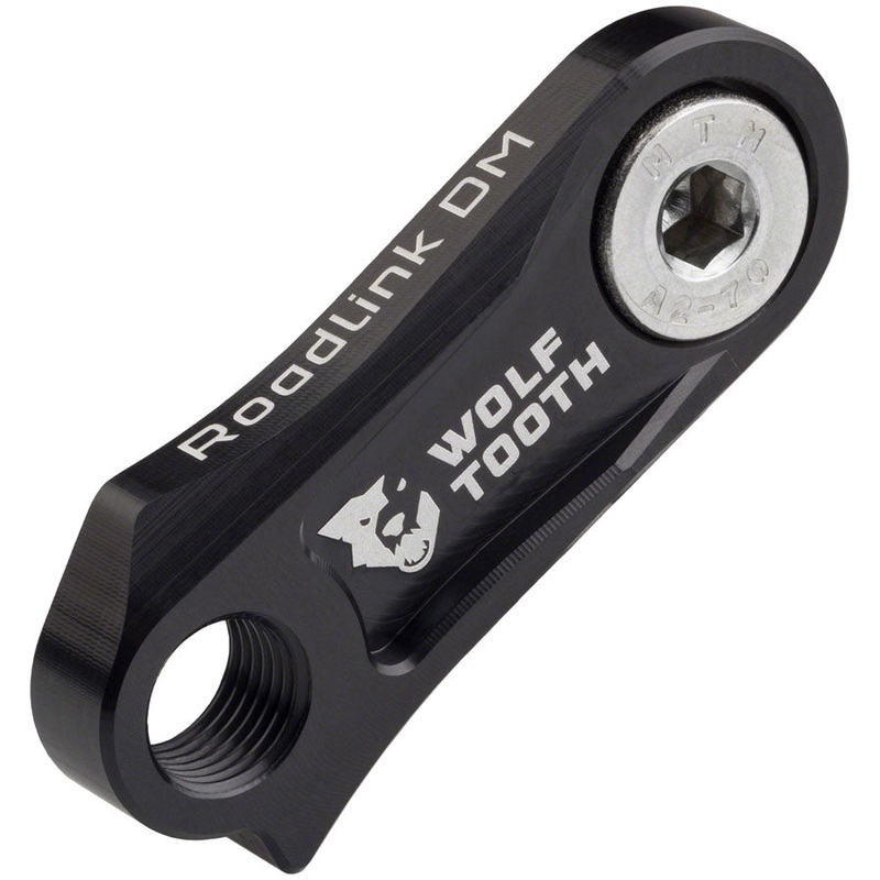 Wolf Tooth RoadLink Compatible Shimano Wide Range & R8000/R9100 Direct Mount Derailleur Offset Adapters for Gravel, Road, Cyclocross & Commuter Use 10/11sp