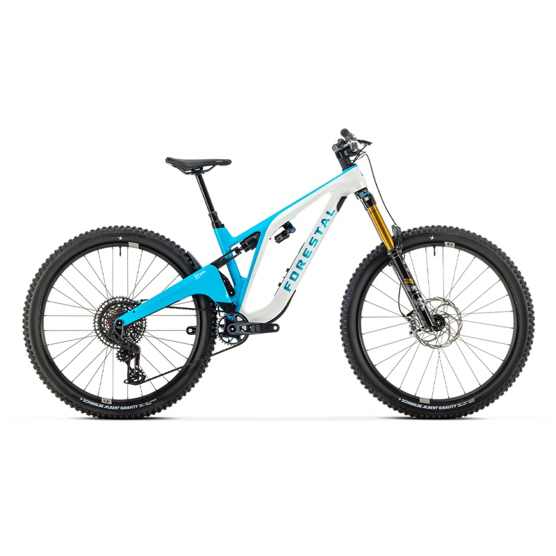 Forestal Siryon Complete Bike w/ Diode Build, White / Blue Small/Medium