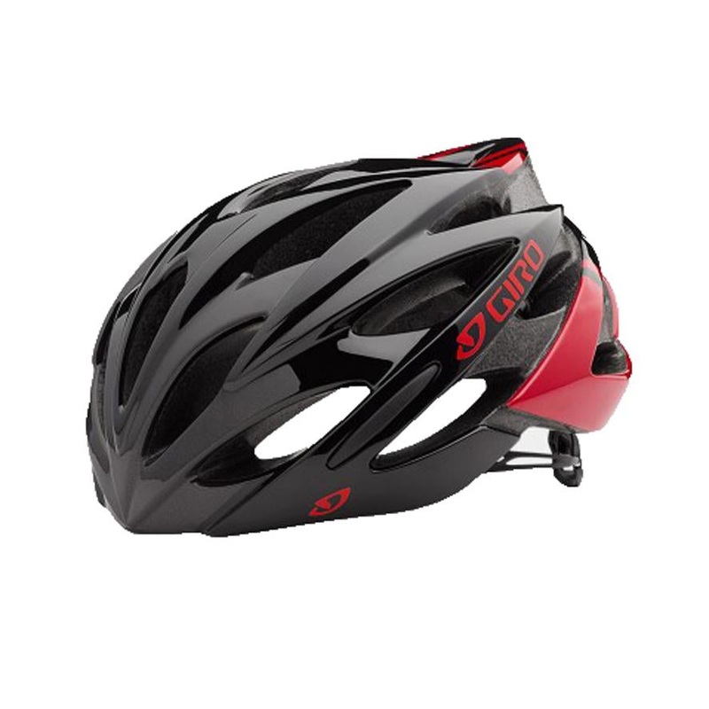 Giro Savant Road Helmet – Black-Bright Red Black – Bright Red Small