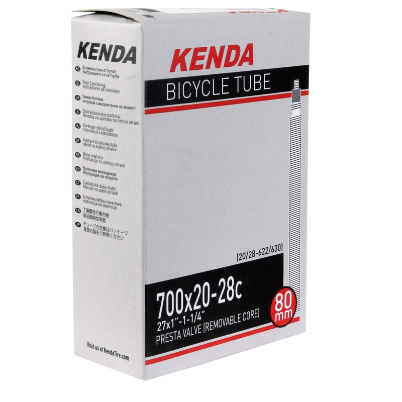 Kenda Butyl Tube 700 x 20-28 PV 80mm RVC – Each