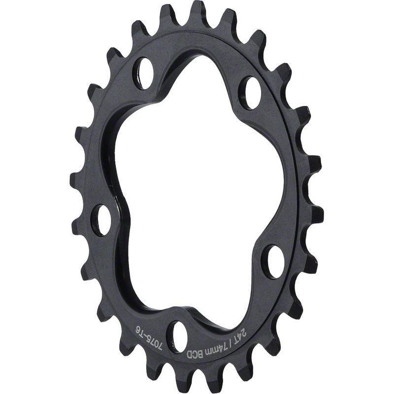 MSW Chainring – 30T 74mm BCD Inner Black