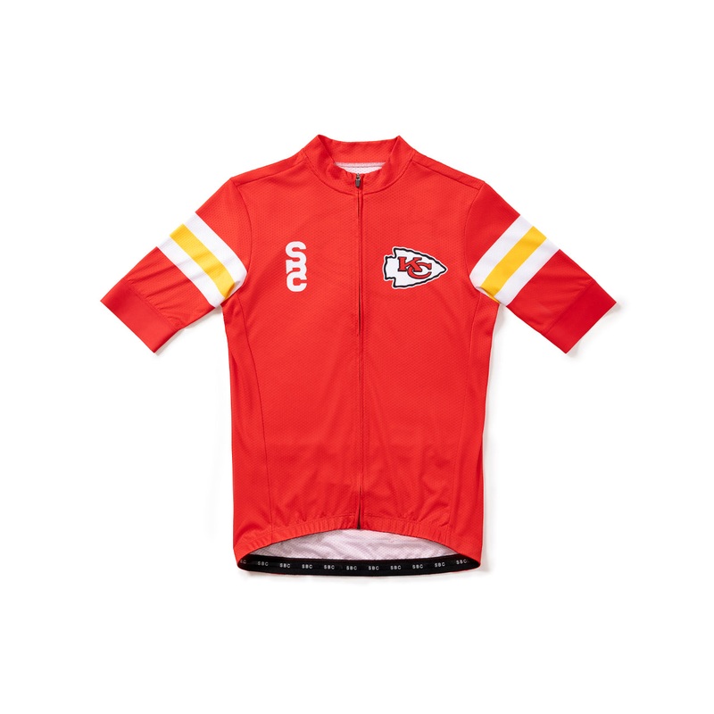 #NFLJ-KC  NFL Collection  Cycling Jersey  Kansas City Chiefs (Size Small, Like-New w/o tags) Small