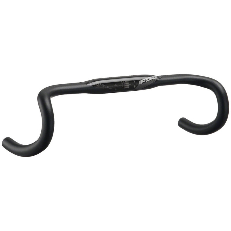 Premium Aluminum Compact SCR Handlebar – Ergonomic Design, ACR Compatibility, Lightweight Performance for Road & Gravel Cycling 38cm