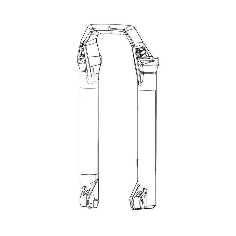 RockShox Lower Leg for ZEB Gray 27.5″ 11.4018.091.039