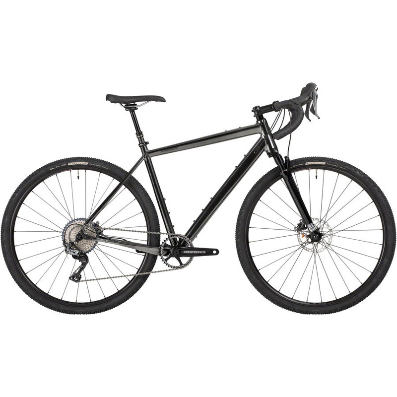 Salsa Stormchaser GRX 810 1x SUS Bike – 700c, Aluminum, Black, 59cm