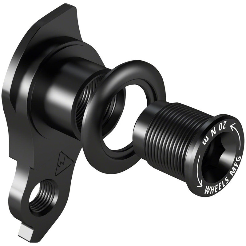 SRAM UDH For Trek ABP MTB Frames designed to accept UDH – Aluminum, Black – Wheels Manufacturing Derailleur Hanger – 487