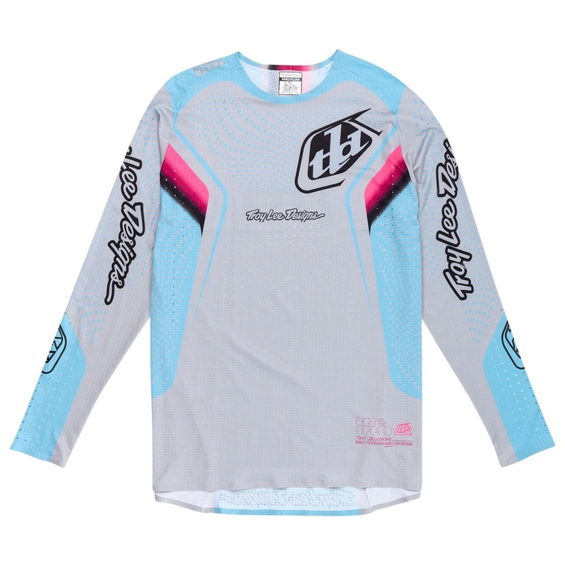 Troy Lee Designs Sprint Ultra Long Sleeve MTB Jersey – Optic – Mist Mist Small