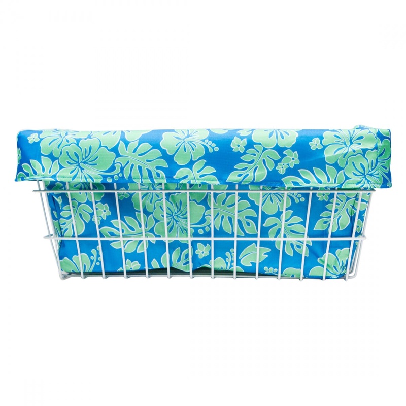 Cruiser Candy Style Up Trike Basket Liner Blue/Green Hibiscus Trike