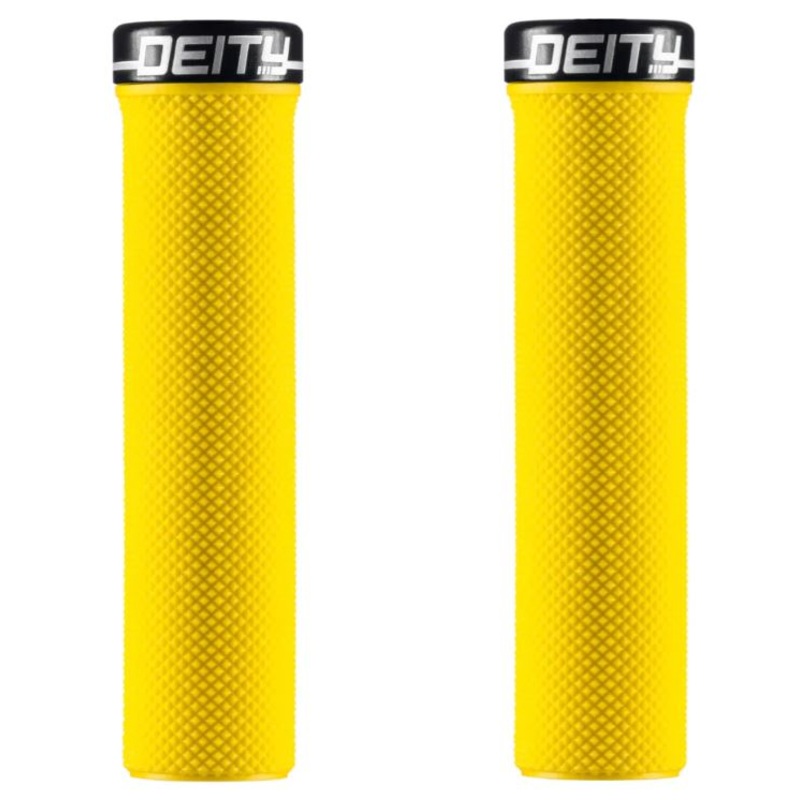 Deity Components Slimfit Grips – Yellow Yellow