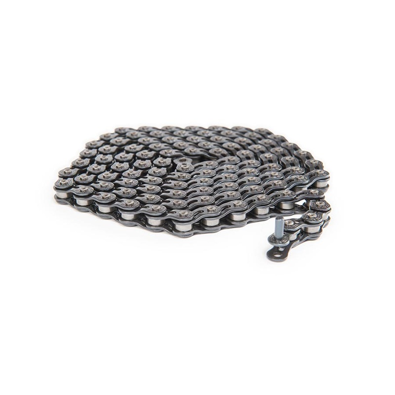 Eclat Stroke 1/8” Half-Link Bike Chains  Lightweight, Strong, Premium Alloy, Versatile for Cruisers, BMX or Urban Cycling, 100 Links Black