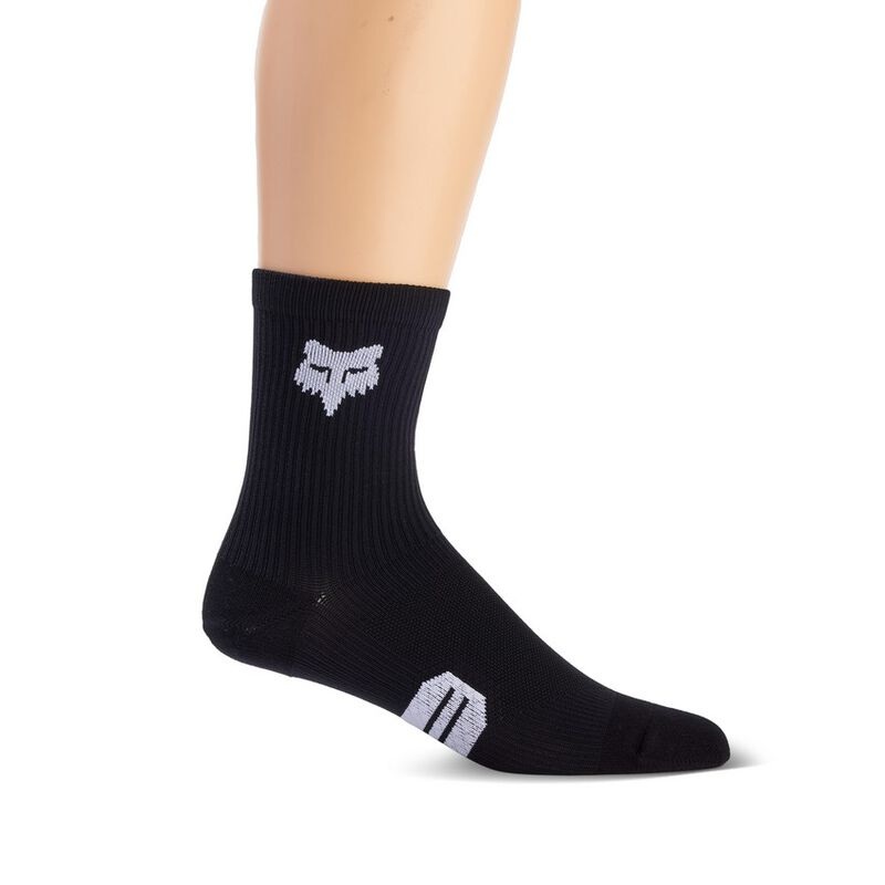 Fox Racing 6″ Ranger Sock – Black – 2024 Black X-Small/Small