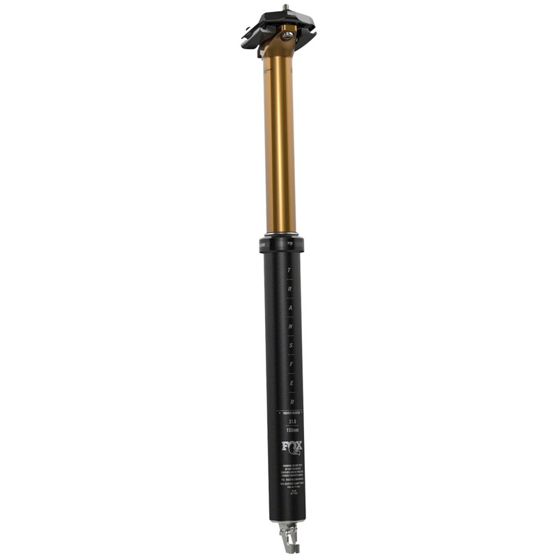 FOX Transfer Factory Dropper Seatpost – 34.9 mm, 210 mm, Internal Routing, Kashima Coat