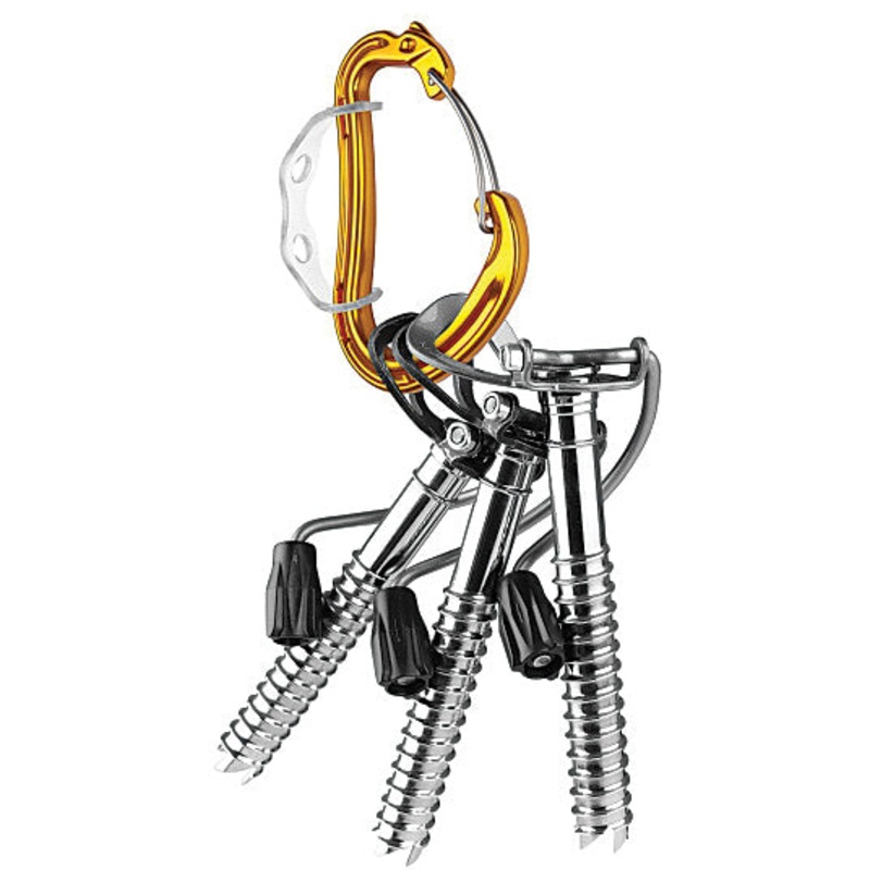 Grivel Carryabiner: Convenient Alloy Ice Screw Carrier for Climbing