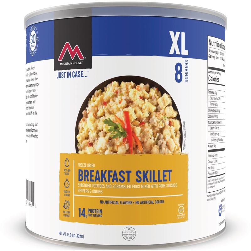 Mountain House Breakfast Skillet #10 Can – Delicious Breakfast Meal in a Convenient Can