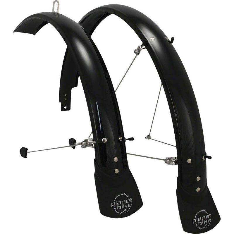 Planet Bike Hardcore 26″ x 60 Fender Set: Black (26 x 1.4-1.9)
