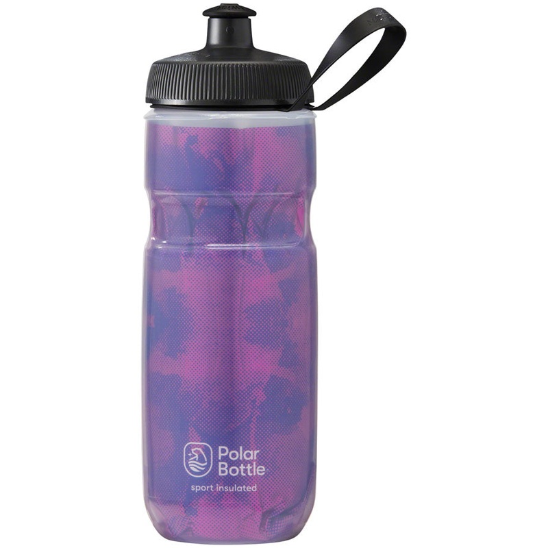 Polar Bottles Sport Insulated Fly Dye Water Bottle  20oz, Durable, BPA-Free, Leak-Proof, Cold Retention, Lightweight Cycling Hydration Accessory 20oz (592ml) Fly Dye Blackberry