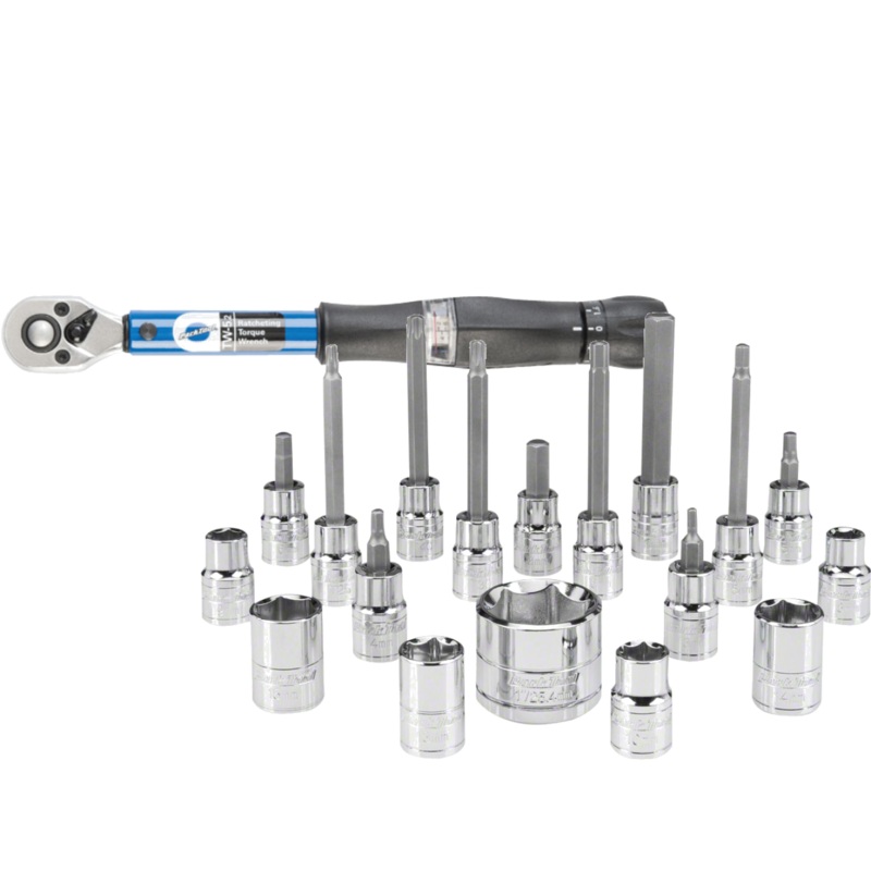 Premium Bike Repair Kit Bundle: Precision Torque Wrench & 18-Piece Socket & Bit Set