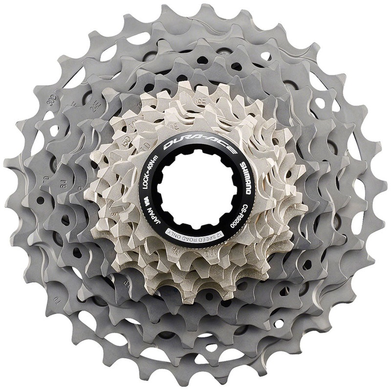 Shimano Dura-Ace CS-R9200 Cassette – 12-Speed, 11-34t, Gray