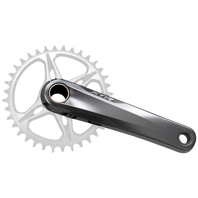 Shimano XTR FC-M9120 Crankset – 175mm, 12-Speed, 1x, Direct Mount, Hollowtech II Spindle Interface, Gray