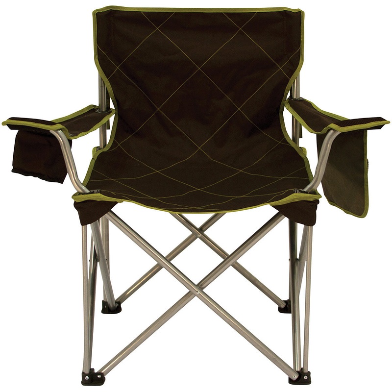 Travel Chair Big Kahuna Oversized Camping Chair – Brown/Lime
