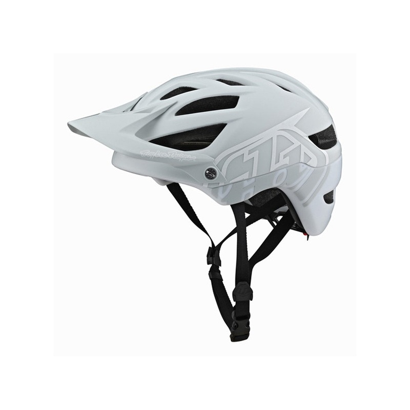Troy Lee Designs A1 MIPS MTB Helmet – Classic – Light Gray-White – 2021 Light Gray – White X-Small
