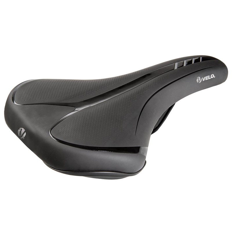 Bike Saddle Velo Fit Traveller 284 x 172mm, 408g, Black