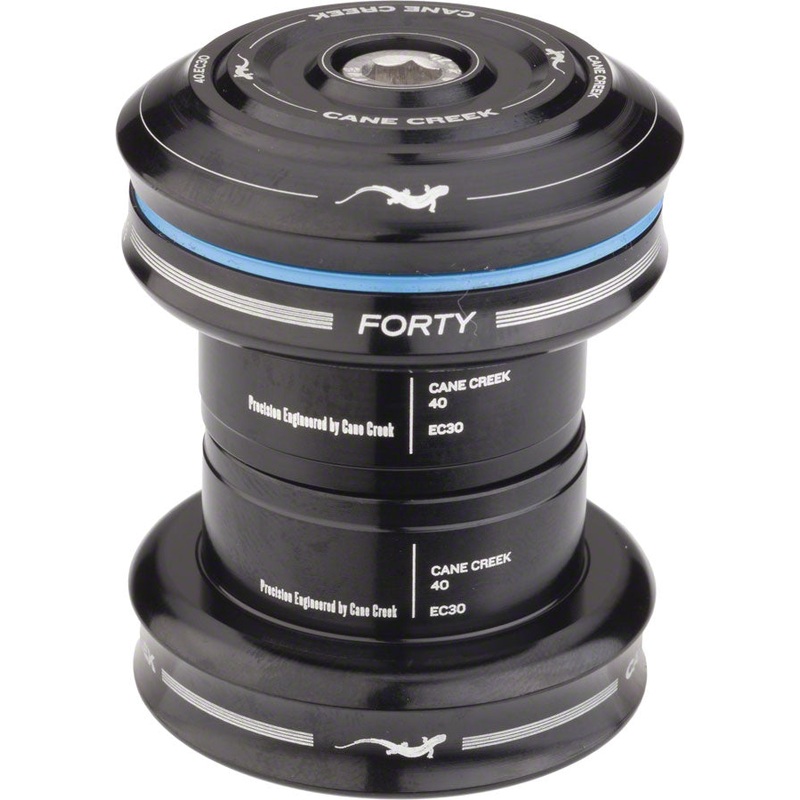 Cane Creek 40 EC30/25.4 / EC30/26 Headset 1″ Straight Steerer Black