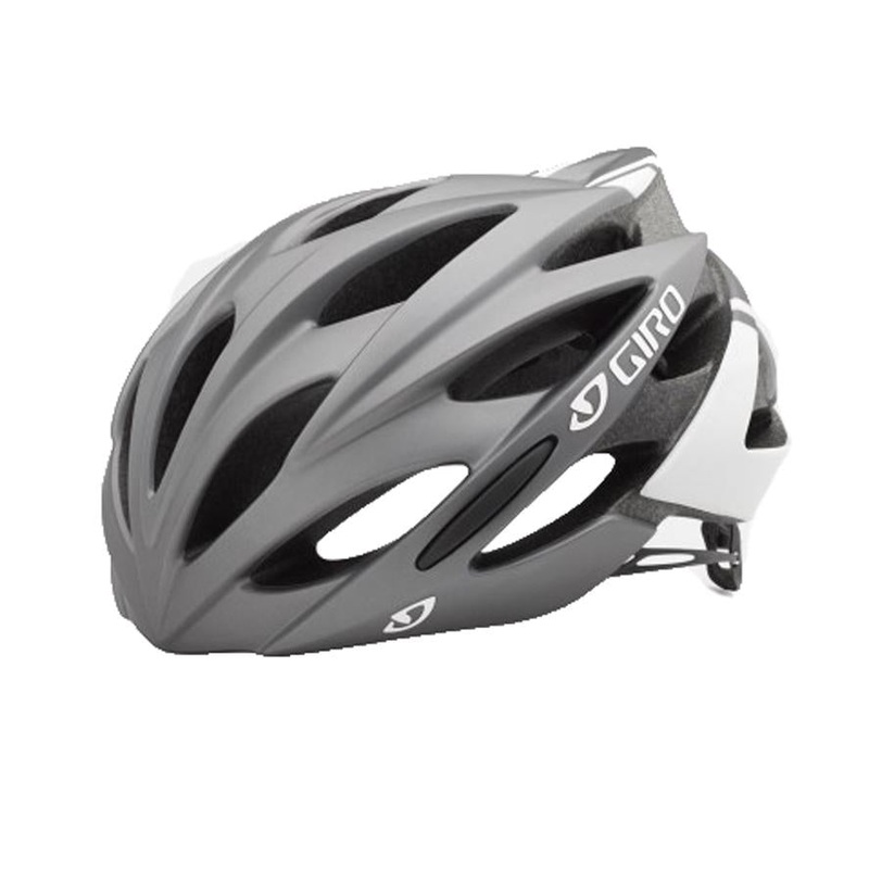Giro Savant Road Helmet – Matt Titanium-White Matt Titanium – White Small