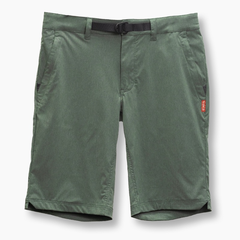 KETL Mtn Virtue Hybrid Shorts V3 12″ Inseam: Swim, Hike, Travel, Lounge, Bike – Men’s Hiking Chino Style Lightweight Green Small