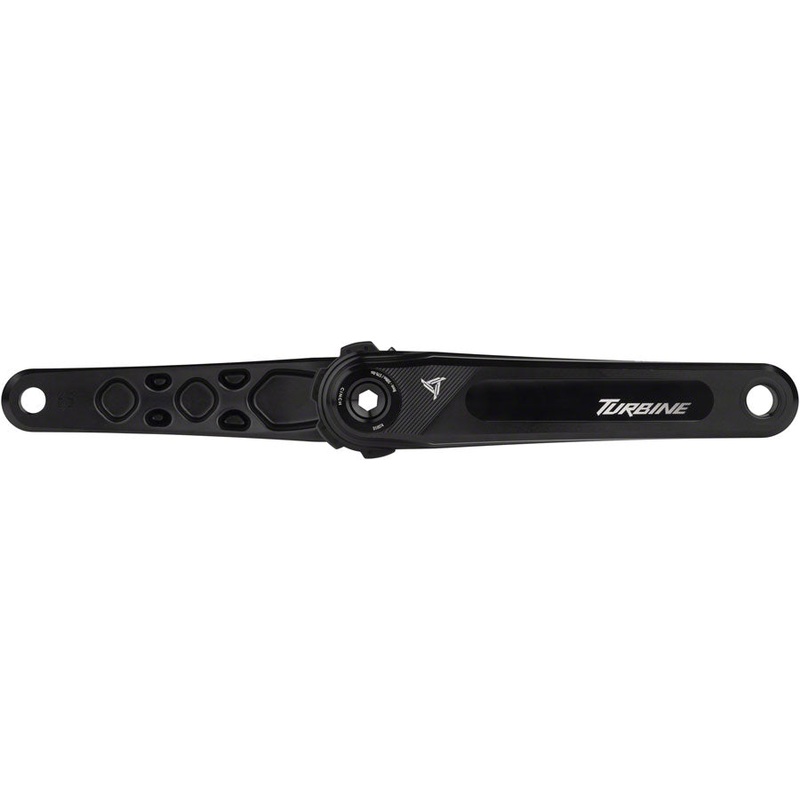 RaceFace Turbine Crankset – 170mm, Direct Mount, 143mm Spindle with CINCH Interface, 7050 Aluminum, Black