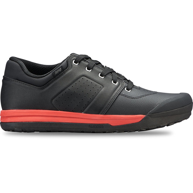 Specialized 2FO DH Flat Mtb Shoe Black Redwood Size 9.5 US, 43 EU