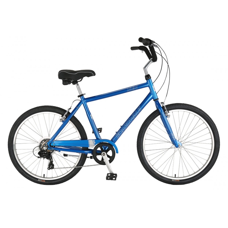 Sun Bicycles Boardwalk 7 Step-Over 20in Metallic Blue 26`