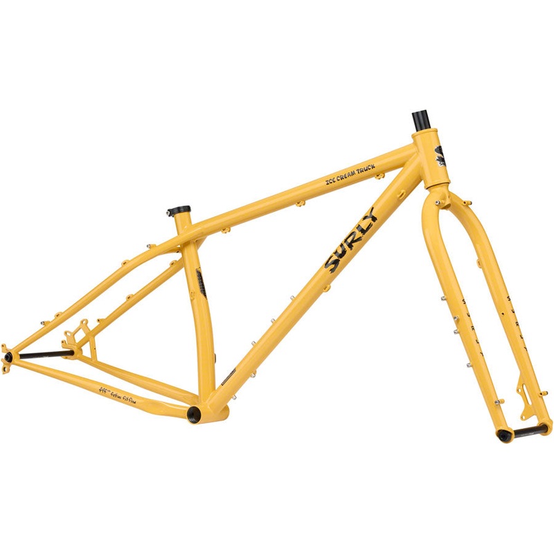 Surly Ice Cream Truck Fat Bike Frameset – 26″ Steel Warm Cheese X-Large