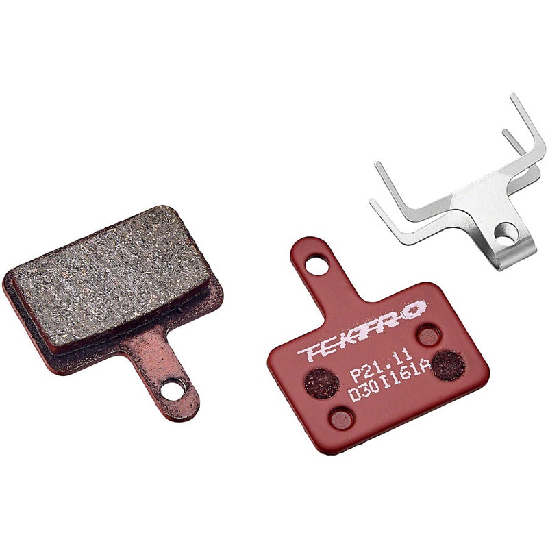 Tektro P21.11 Disc Brake Pads – Low Noise Resin Compound, 5mm Thickness, For 2-Piston Brake Caliper