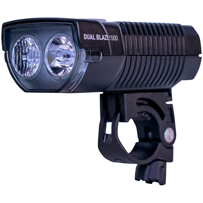 Planet Bike Dual Blaze 1500 Headlight – Black