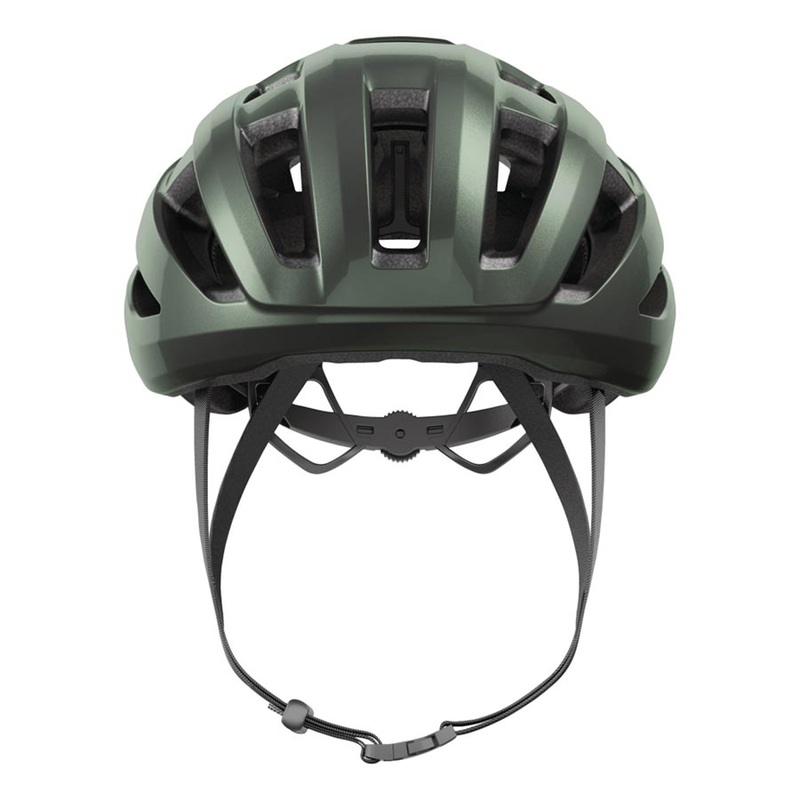 Road Bike Helmet Abus PowerDome MIPS L, 59 – 61cm, Moss Green
