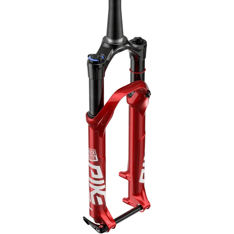 RockShox Pike DJ Suspension Fork – 26″, 100 mm, 15 x 100 mm, 40 mm Offset, Electric Red, A4