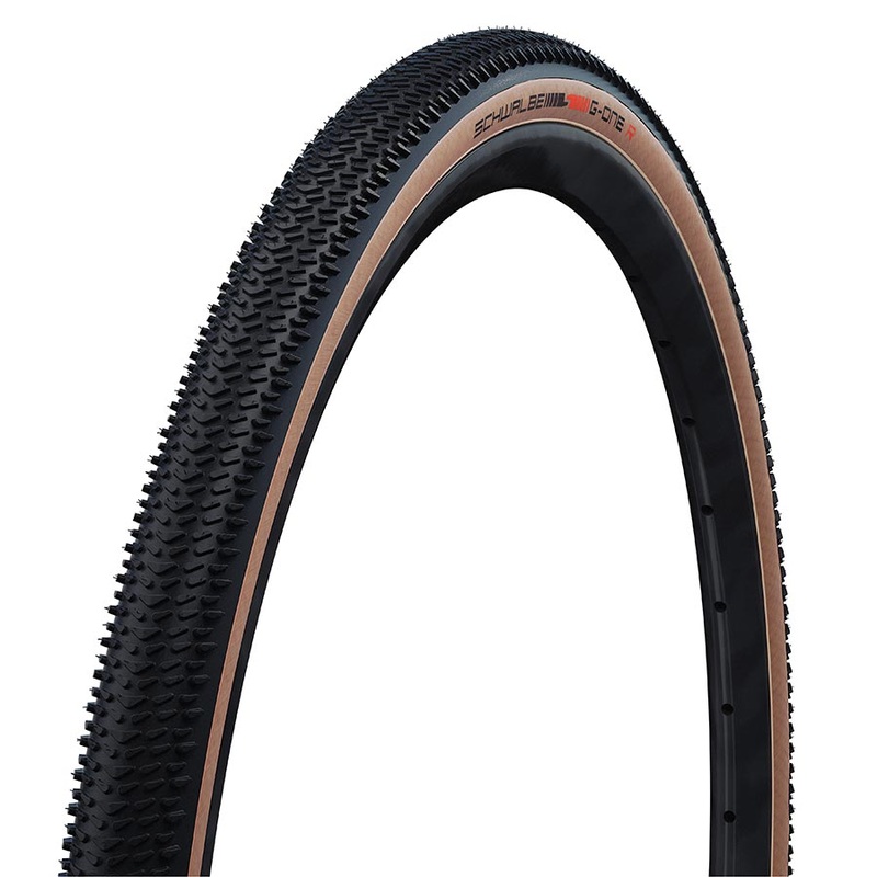 Schwalbe G-One R Pro Gravel Tire, 700x40C, Folding, Tubeless Ready, Addix Race, V-Guard, 67TPI, Transparent Sidewall 11654240.01