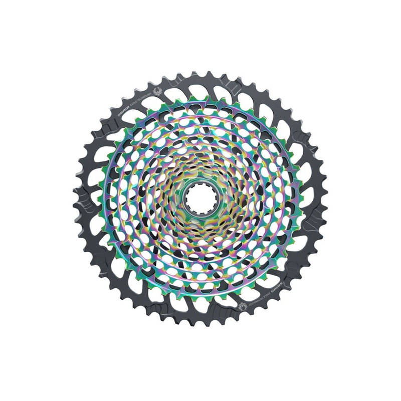 SRAM XX1  Eagle XG-1299 12 Spd MTB Cassette – Rainbow Rainbow 10-52t XD