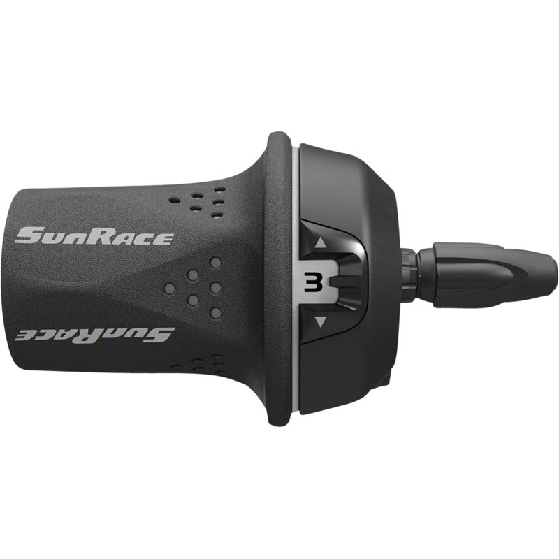 SunRace M21 Twist Shift Front 3-Speed: Gray